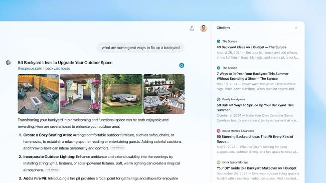 جستجو در قابلیت ChatGPT Search چت جی پی تی