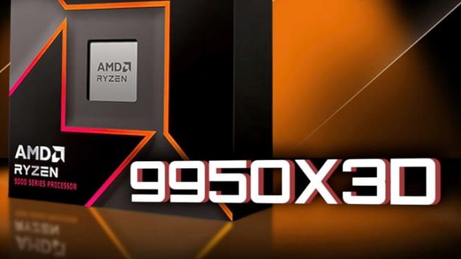 مشخصات پردازنده Ryzen 9 9950X3D