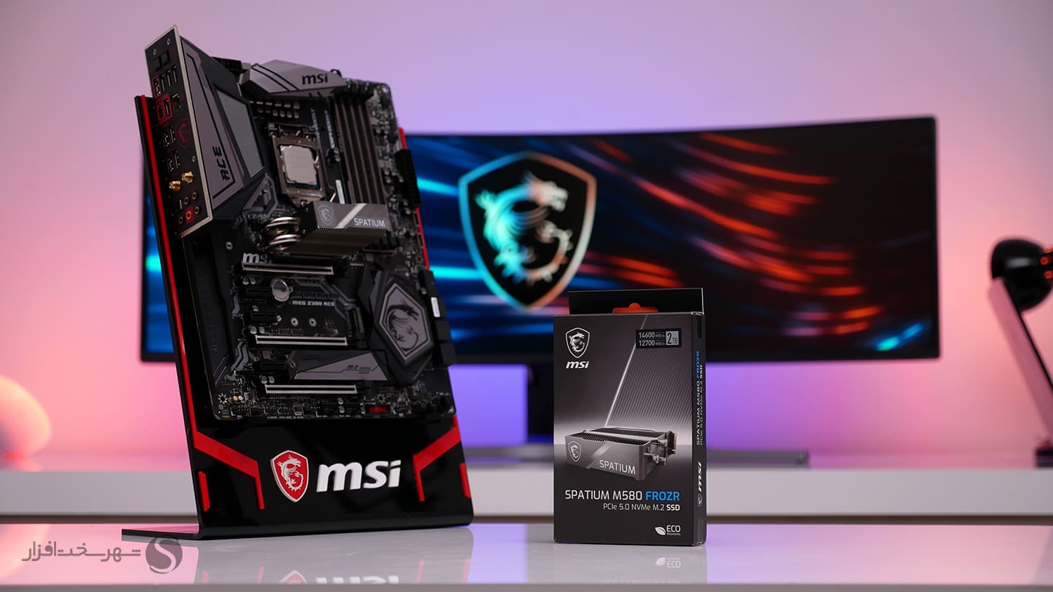 جعبه گشایی و نگاه نزدیک به اس اس دی MSI Spatium M580 FROZR