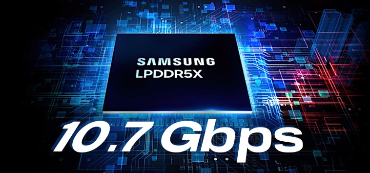 معرفی سریعترین حافظه رم LPDDR5X توسط سامسونگ