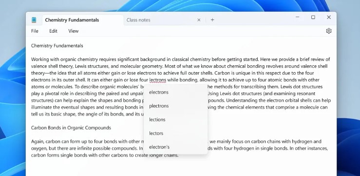 بهبود قابلیتهای برنامه Notepad ویندوز