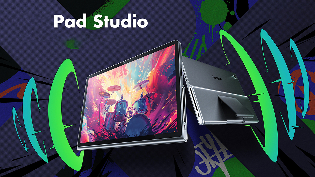 اسپیکرهای قدرتمند تبلت Xiaoxin Pad Studio لنوو
