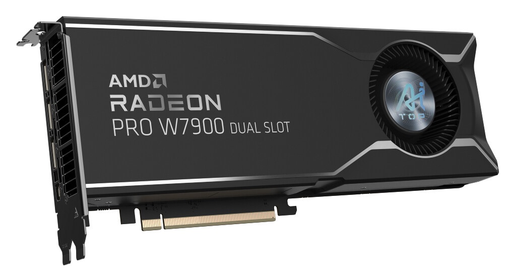 تصویر کارت‌‌های گرافیک‌ سری AMD Radeon PRO W7000