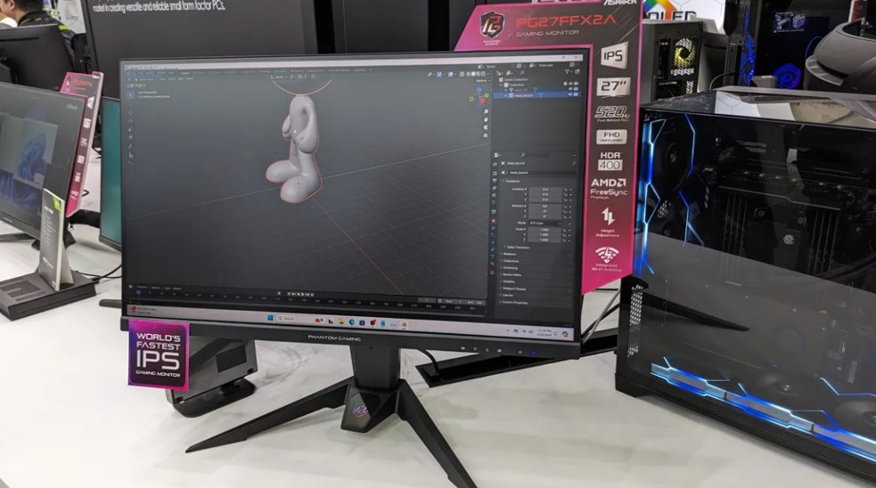 نمایشگر بسیار سریع PG27FFX2A با پنل 520 هرتزی 