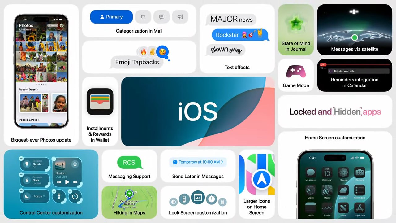 جزئیات بیشتر از قابلیتهای iOS 18 اپل