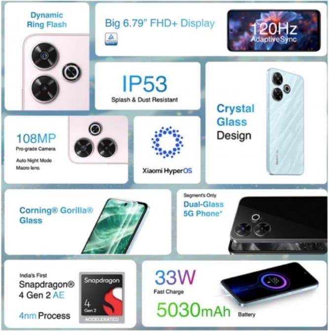 مشخصات گوشی Redmi 13 5G