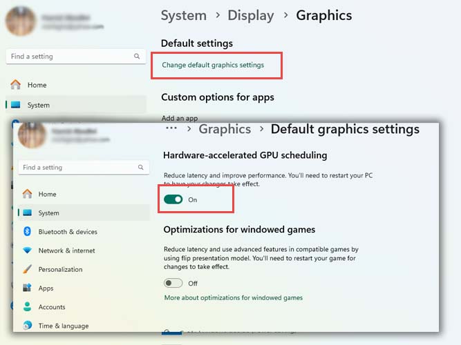 غیرفعال‌کردن Enhanced pointer precision