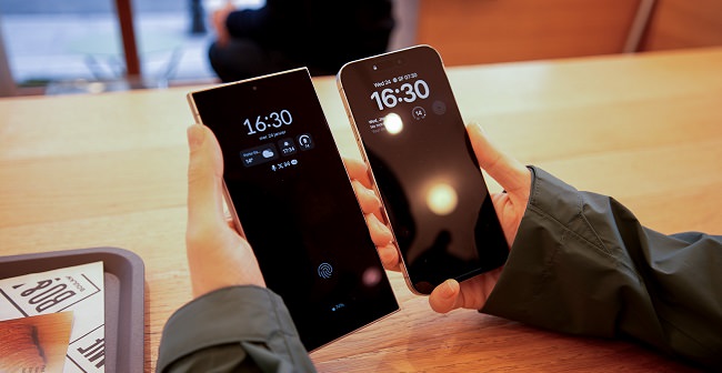 قابلیت ضد بازتاب صفحهنمایش گوشی Galaxy S24 Ultra