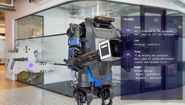 ربات مجهز به هوش مصنوعی شرکت شرکت Mentee Robotics به نام Menteebot 