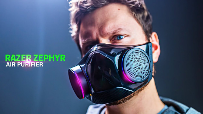 ماسک Zephyr  ریزر تقلبی از آب درآمد