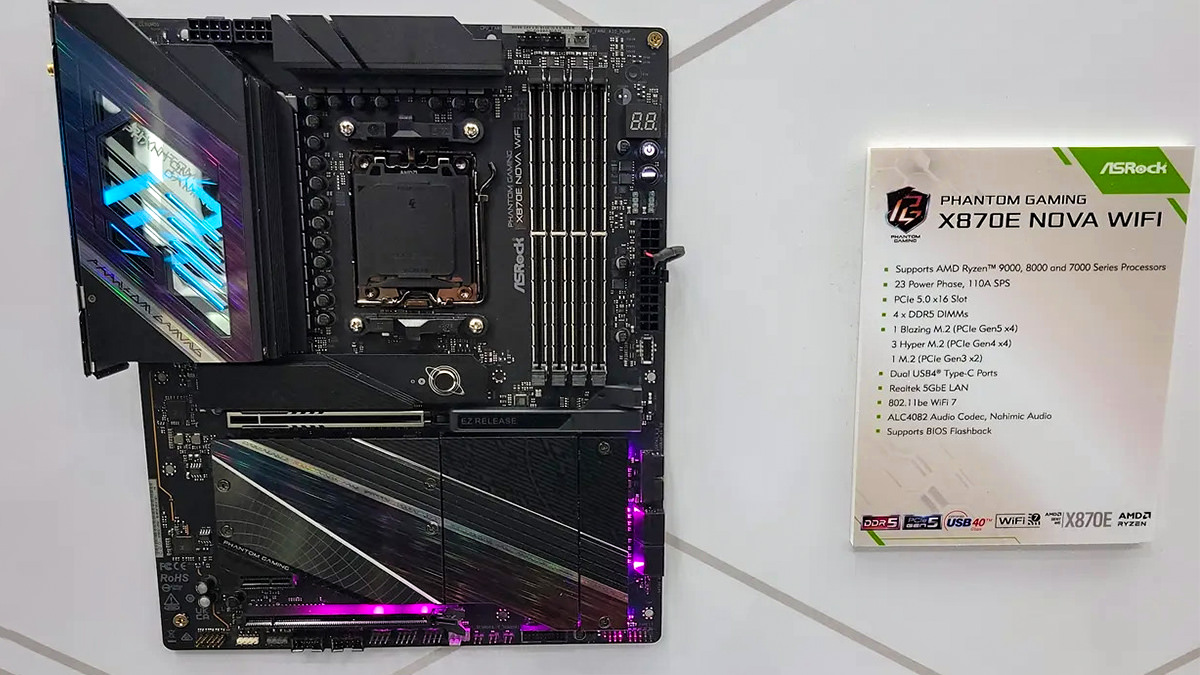 مادربردهای جدید ASRock مبتنی بر چیپست X870 و X870E