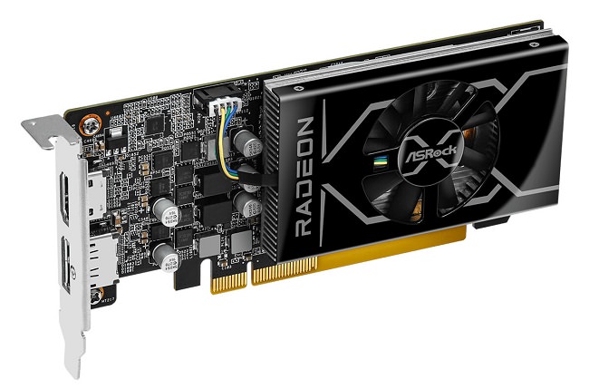 کارت گرافیک Radeon RX 6400 Low Profile ازراک برای کیس‌های کوچک