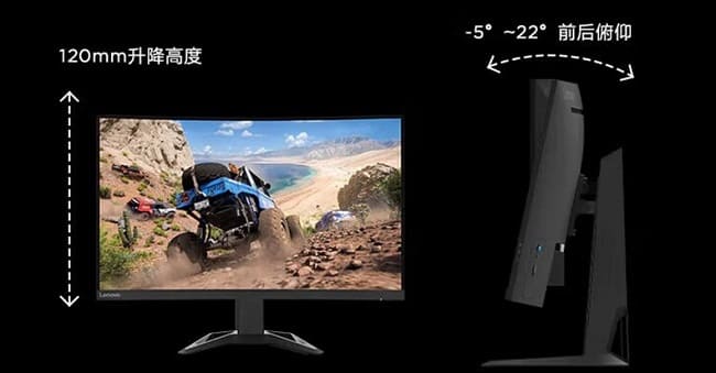 سایر مشخصات فنی مانیتور خمیده R32qc-30 لنوو