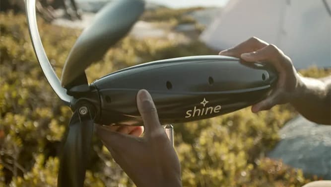 توربین قابل حمل Shine 2.0 از استارت‌آپ Aurea Technologies 