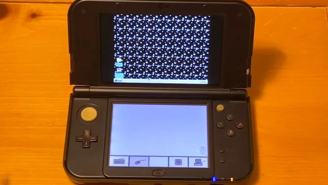 نصب ویندوز 95 روی کنسول دستی Nintendo 3DS