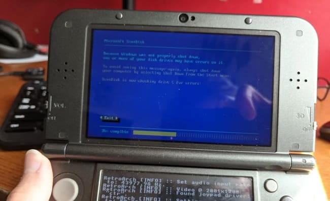 نصب ویندوز 95 روی کنسول دستی Nintendo 3DS
