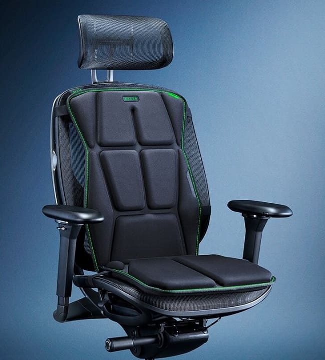 اولین بالشتک گیمینگ با قابلیت بازخورد لمسی در دنیا Razer Freyja