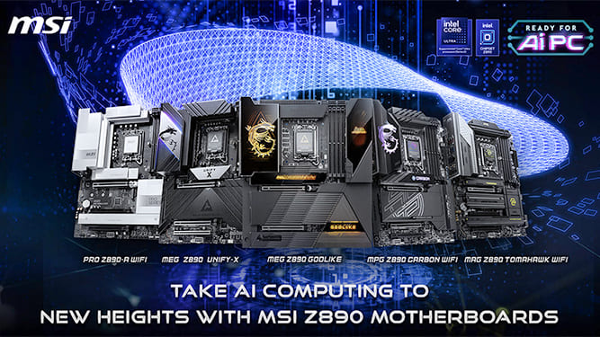 مادربردهای MSI Z890