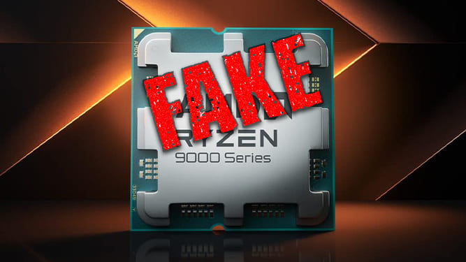 نسخه فیک پردازنده AMD Ryzen 9 9800X3D در فروشگاه‌های آنلاین