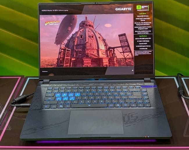 لپ‌تاپ قدرتمند AORUS MASTER 18  معرفی شد