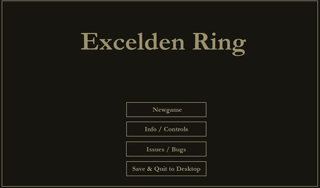 بازسازی Elden Ring در نرمافزار اکسل!