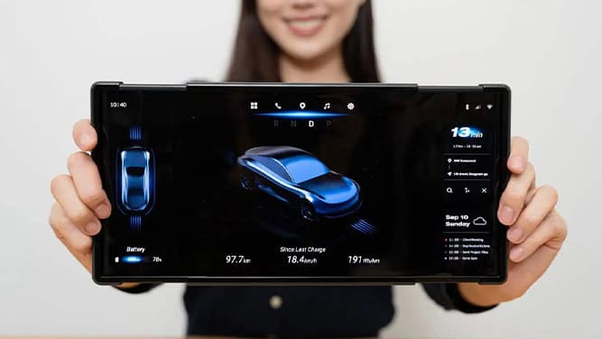 اولین نمایشگر های OLED کشویی را در CES 2025