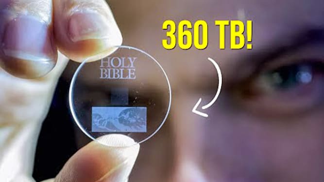 ذخیره 360 ترابایت اطلاعات برای میلیارد‌ها سال