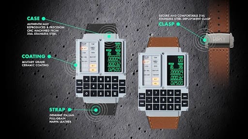 ساعت جذاب DSKY Moonwatch با الهام از ماموریت آپولو