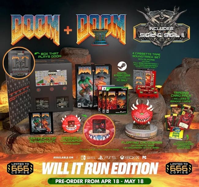 نسخه کلکسیونی و عجیب Doom