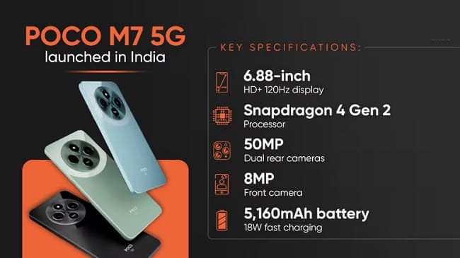 Poco M7 5G عرضه شد