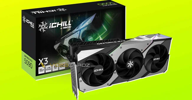 جعبه کارت گرافیک RTX 5090