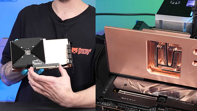 نصب واترکولر روی RTX 5090 دمای آن را تا حد قابل توجهی کاهش می دهد