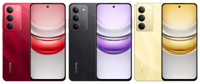 رنگ های گوشی Realme 14X