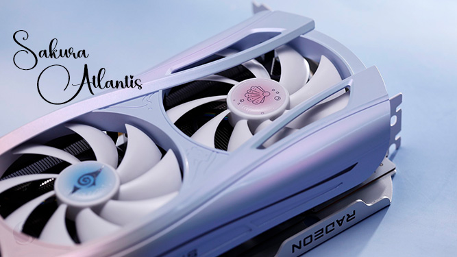 نسخه Sakura Atlantis کارت گرافیک RX 9070 XT  از شرکت Yeston معرفی شد