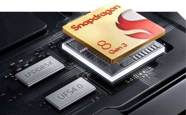 SD 8 Gen 3 به کار رفته در 9S pro توان رسیدن به فرکانس 3.4 گیگاهرتز را دارد