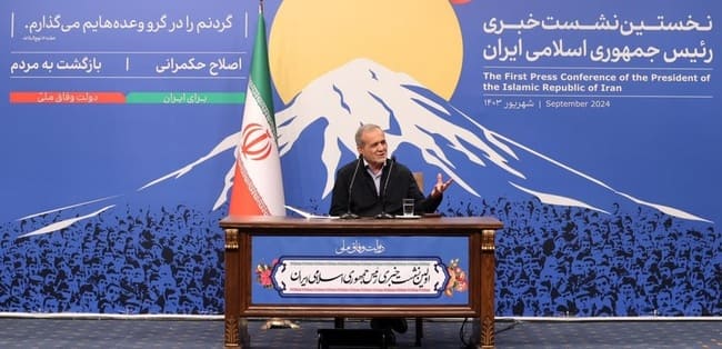 نخستین نشست خبری مسعود پزشکیان