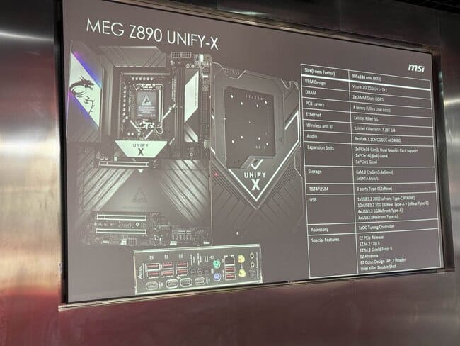 مشخصات Unify-X