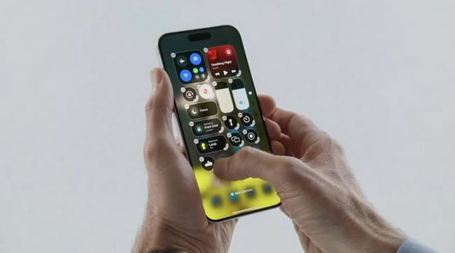 ویرایش Control Center در iOS 18