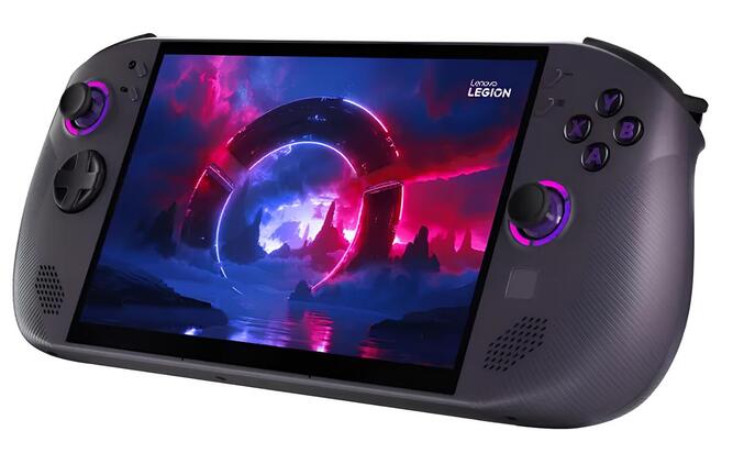 کنسول دستی Lenovo Legion Go S با دکمه اختصاصی Steam