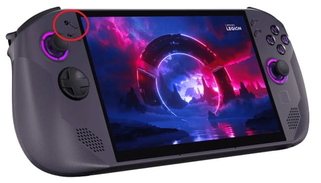 دکمه اختصاصی SteamOS روی کنسول دستی معرفی نشده لنوو