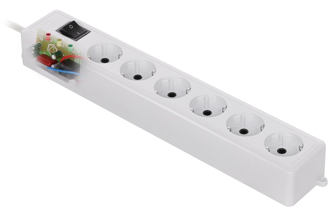 محافظ برق Green Line GLP106 مجهز به ۶ پریز