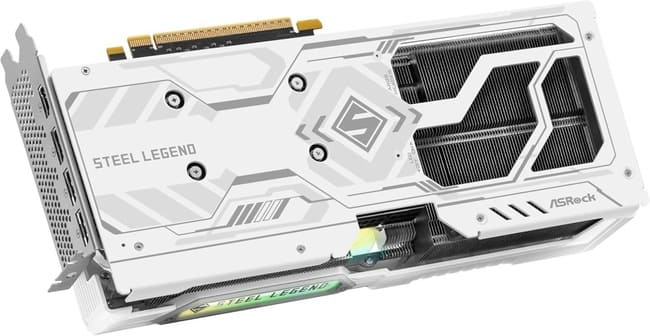 طراحی خنک کننده ASRock Intel Arc B580 Steel Legend OC