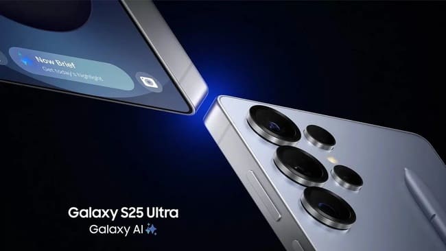 عکس رسمی لو رفته از Galaxy S25 Ultra