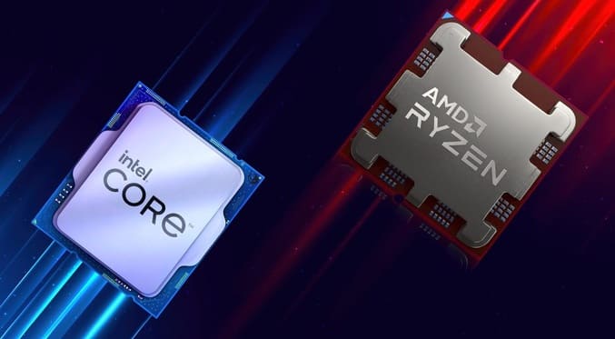 مقایسه فروش پردازنده اینتل و AMD