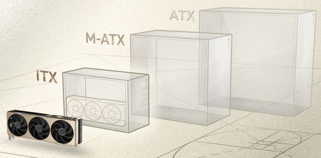 سازگاری کارت‌های گرافیک MSI RTX 50 Inspire با انواع فرم فکتورها