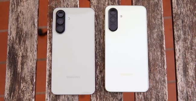 مقایسه طراحی Galaxy A56 و A36