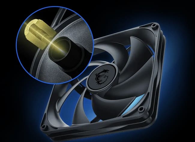 فن خنک کننده سری MPG مجهز به قابلیت Zero Fan