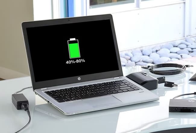 رعایت قانون 40-80 برای افزایش عمر مفید باتری لپ تاپ