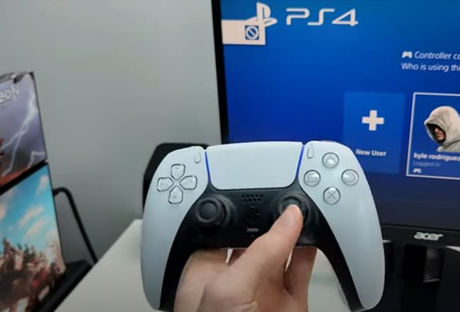 متصل شدن دسته PS5 به کنسول PS4 از طریق آداپتور