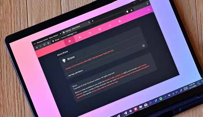  مرورگر Brave روی لپ‌تاپ ARM